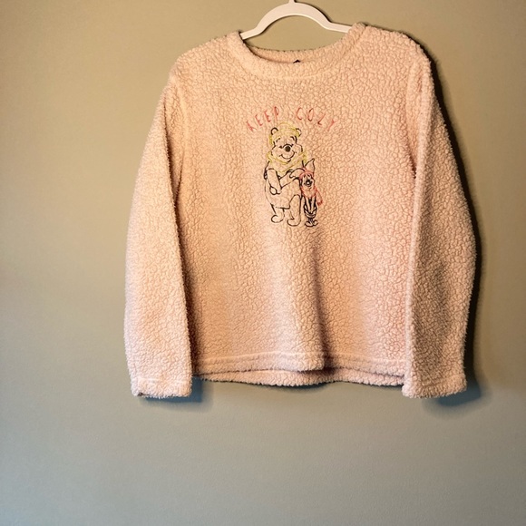 Disney Other - Disney Winnie the Pooh Fleece Loungewear Top S Cozy Warm.